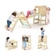 preview thumbnail 3 of 21, 7-in-1 Toddler Climbing Toy Connected Table and Chair Set for Boys and Girls - 31.5” x 23.5” x 5” (L x W x H)