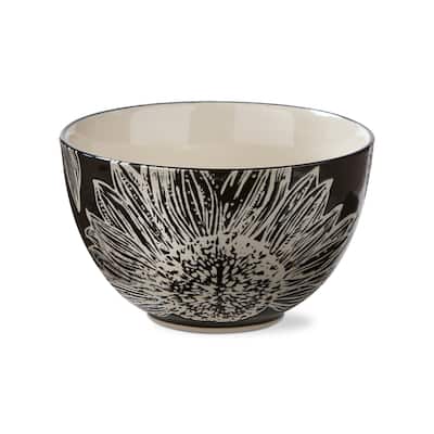 Let It Bee Multicolor Ceramic Snack Bowl 14oz Dishwasher Safe 3h x 4.75dia Perfect for Spring Dining