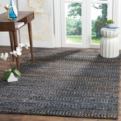 SAFAVIEH Handmade Natural Fiber Haven Jute Rug - Grey - 5' x 8'