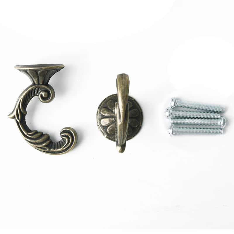 Curtain Tiebacks Hooks Zinc Alloy Hanger Wall Holdback Holders 2pcs Bronze Tone - Bronze Tone