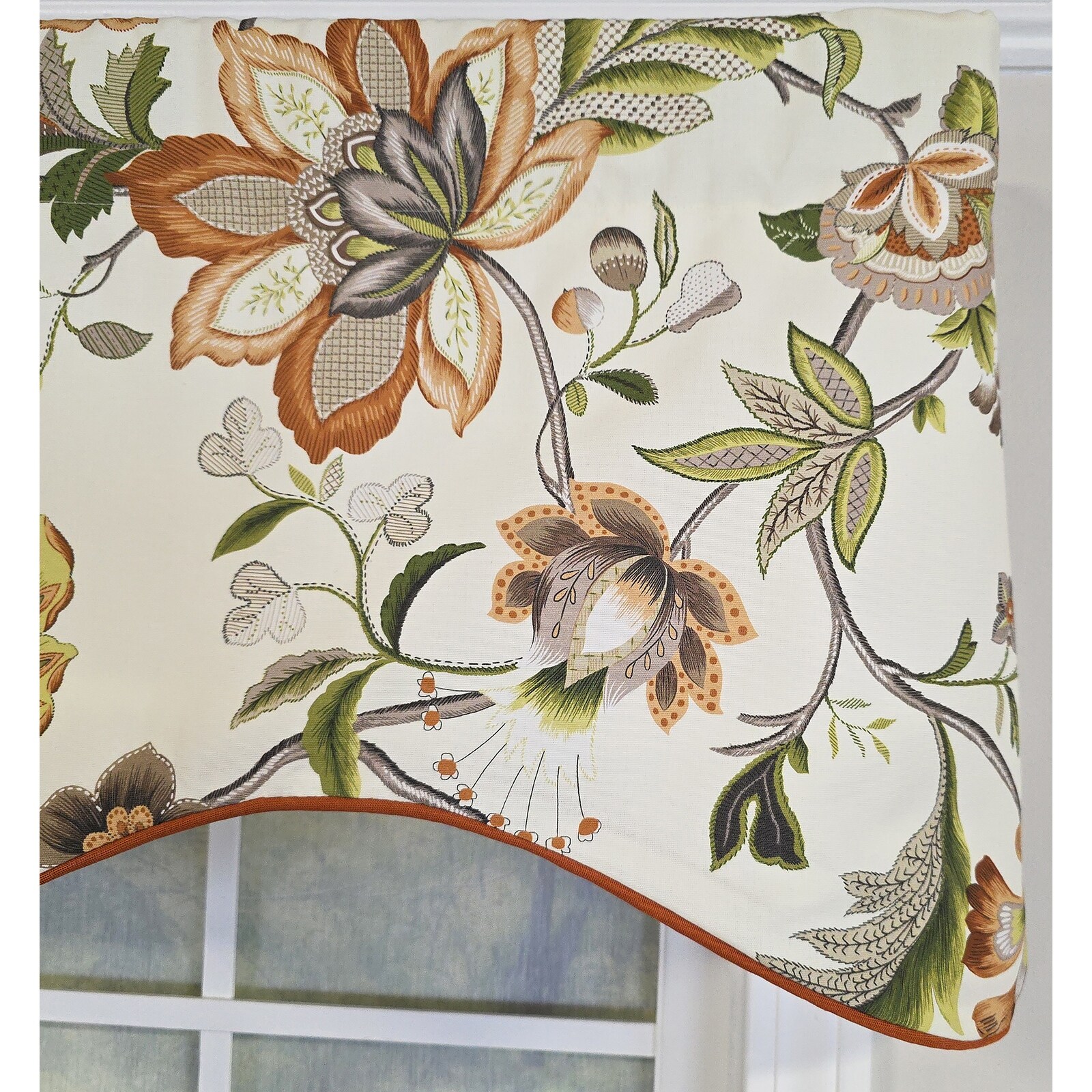 RLF Home Zanzibar Cornice Valance - Overstock - 43175047