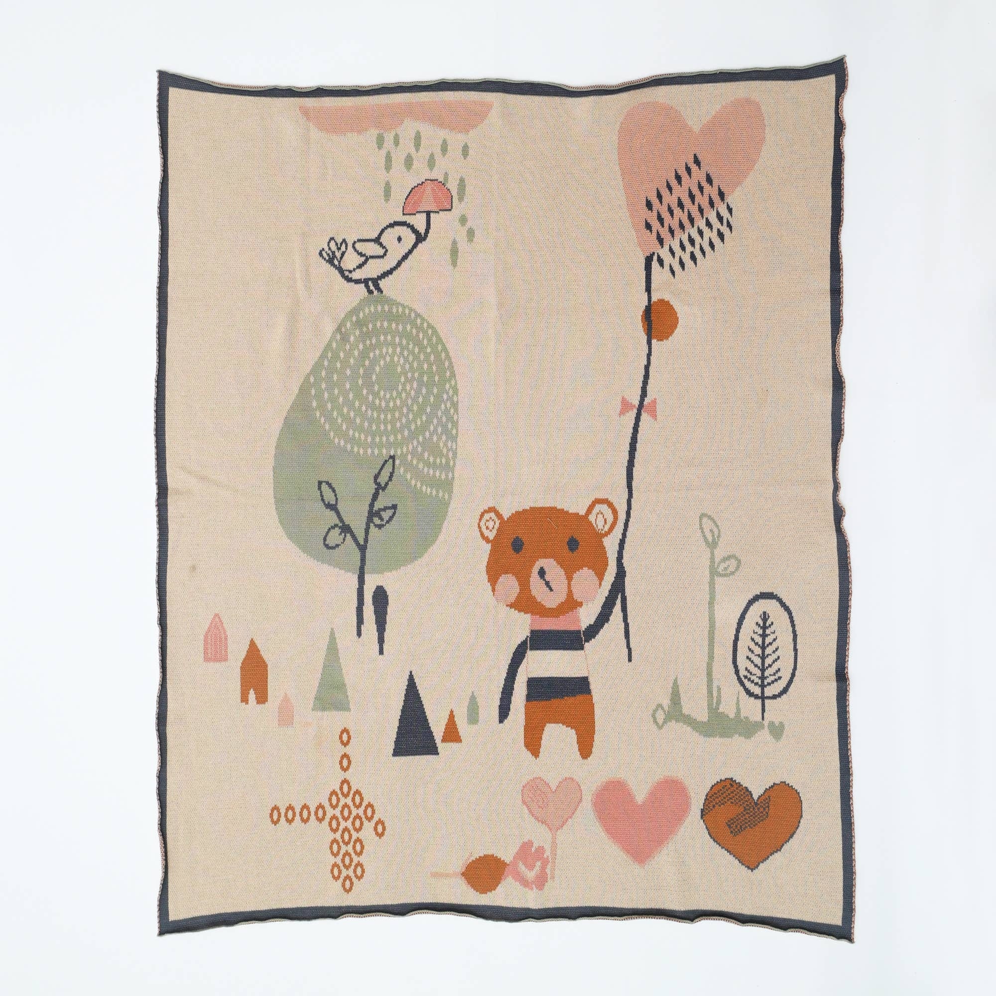 Expobazaar Adorable Playmat Bear with Balloon for Baby's Comfort - Multi - N/A