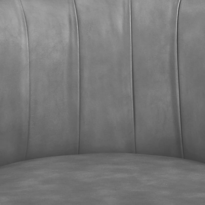 26.in Swivel Bar stool PU Leather/Fabric Upholstered Counter Stool, High Back Armless Stool with Wooden Legs