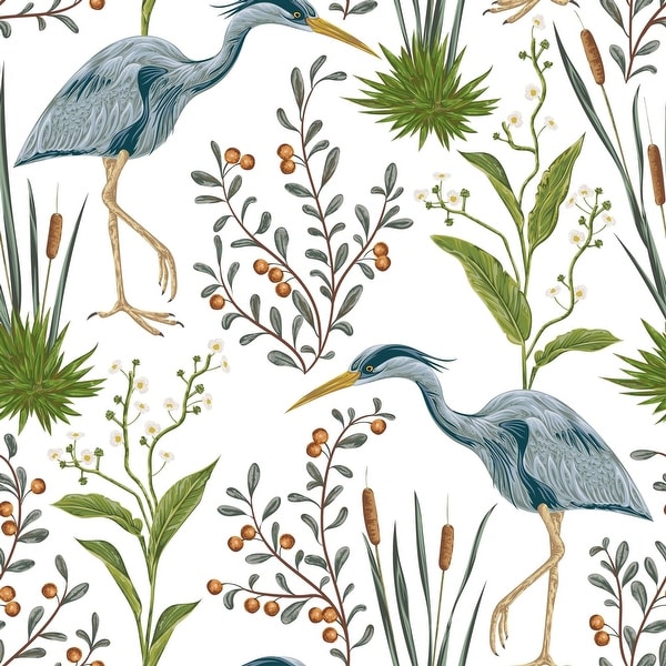Tropical Birds Wallpaper  Peel and Stick  The Wallberry