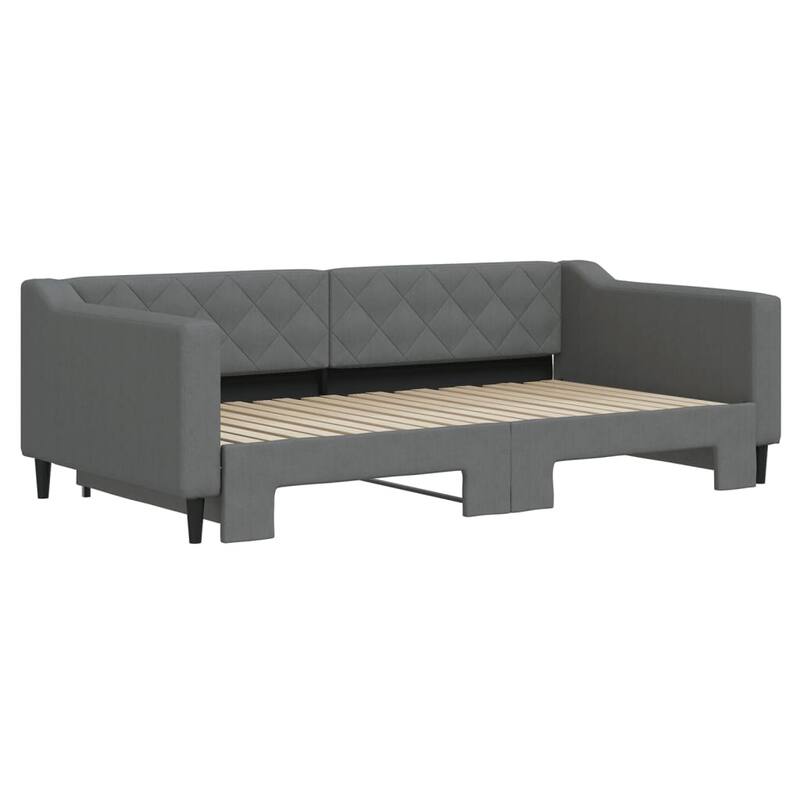 vidaXL Day Bed Upholstered Sleeper Sofa Bed for Bedroom Living Room Fabric
