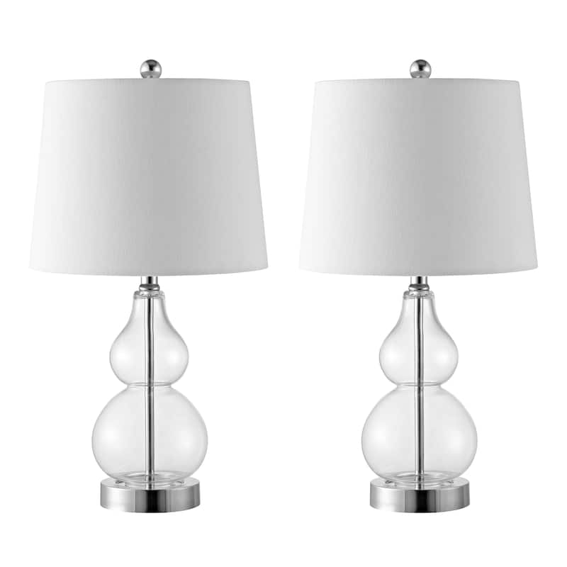 SAFAVIEH Lighting 22" Brisor Table Lamp (Set of 2) - 12" W x 12" L x 22" H