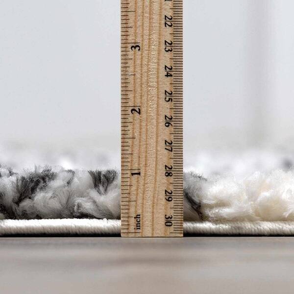 dimension image slide 3 of 4, Hauteloom Lux Shag Collection Moroccan Farmhouse Shaggy High Plush Pile Area Rug