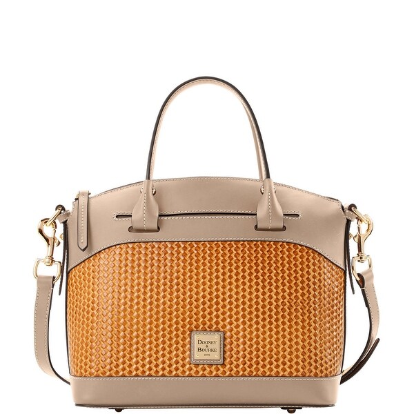 dooney & bourke beacon woven domed satchel