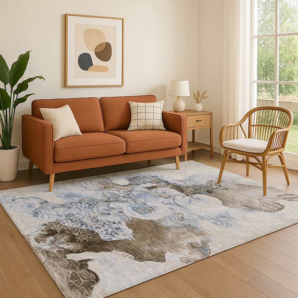 Premium Washable Super Soft Abstract Chic Mayfield Rug
