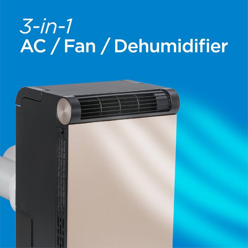 BLACK+DECKER 3-in-1 Personal Portable Air Conditioner, Portable Fan & Dehumidifier, Windowless Air Conditioner
