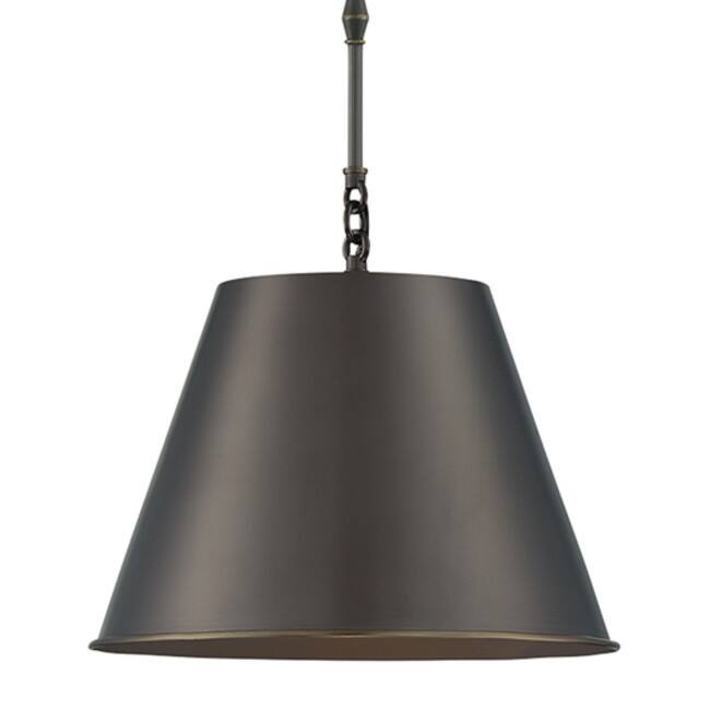 Savoy House 7-232-1 Alden Single Light 12" Wide Pendant - Old Bronze