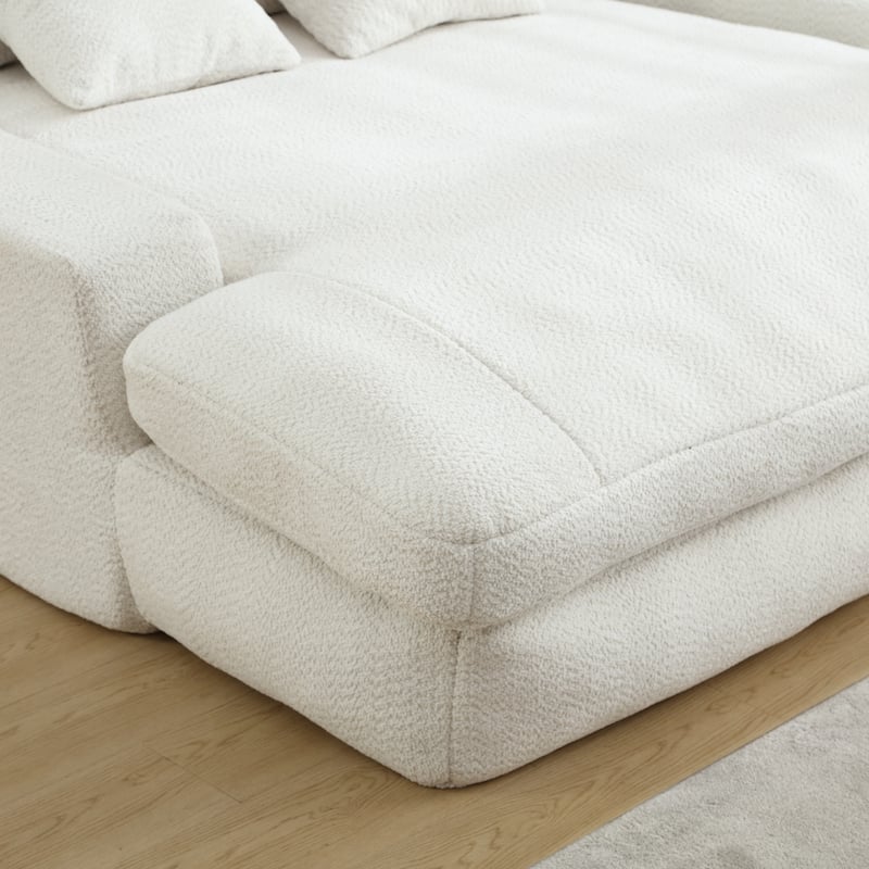 Chenille 2 Seater Sofa Bed for Home Theater, 66.93 Inch Wide Upholstered Lovesleeper Sofa with Pillows for Living Room, Club