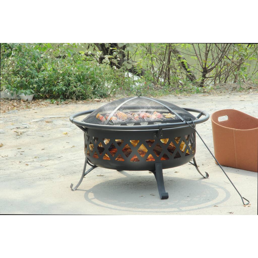 Outdoor Leisure Products Model 5516 Bismark Fire Pit and Grill