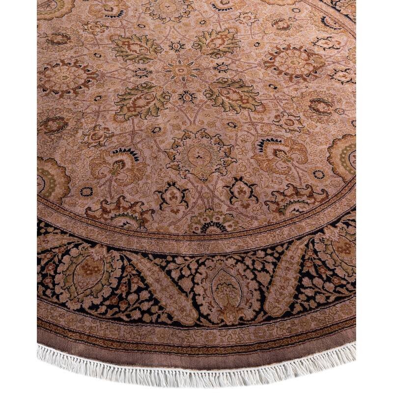 Overdyed One-of-a-Kind Hand-Knotted Area Rug - Beige - 7' 1" x 7' 1"
