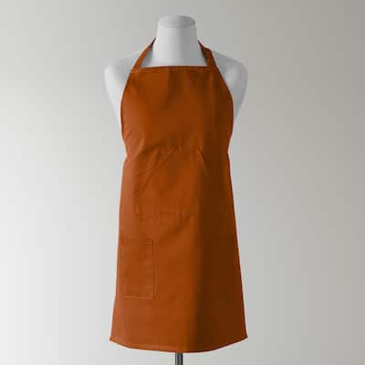 Exclusive Fabrics Solid Cotton Apron - 27 X 34
