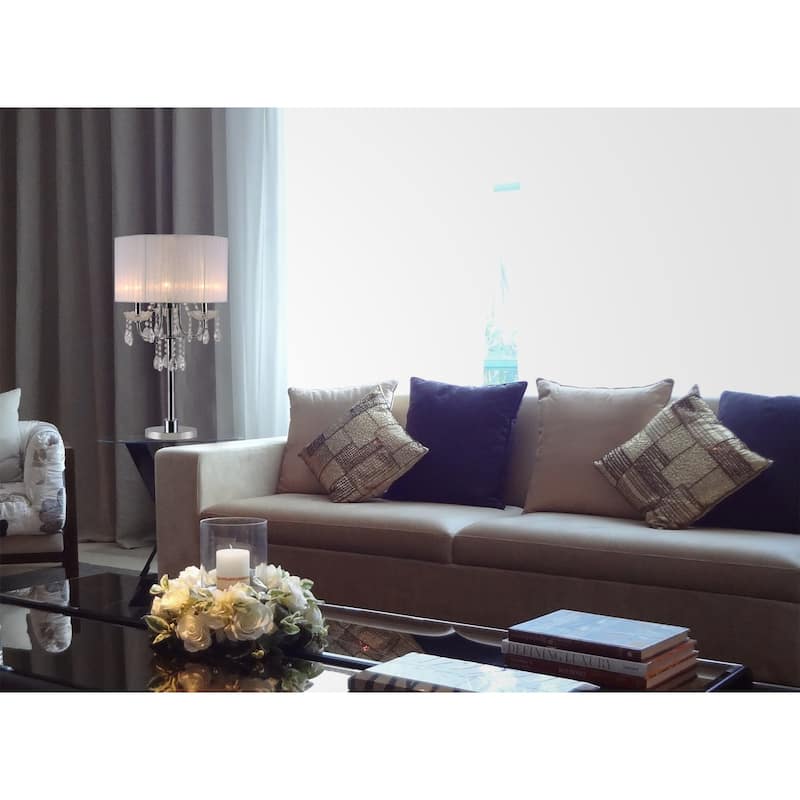 29.5"h Crystal Inspired Table Lamp