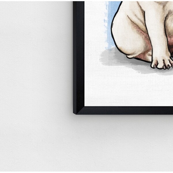 Oliver Gal 'The Clear Choice' Dogs and Puppies Framed Art Print