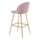 preview thumbnail 11 of 14, Bridle Ridge Bar Chair Pink & Gold