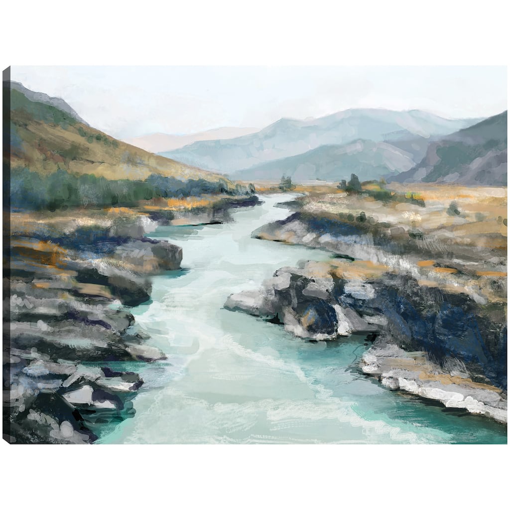 Landscape Layers II By Studio Arts Canvas Art Print