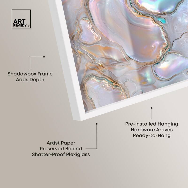 Fluid Preciousness III Shadowbox by Art Remedy
