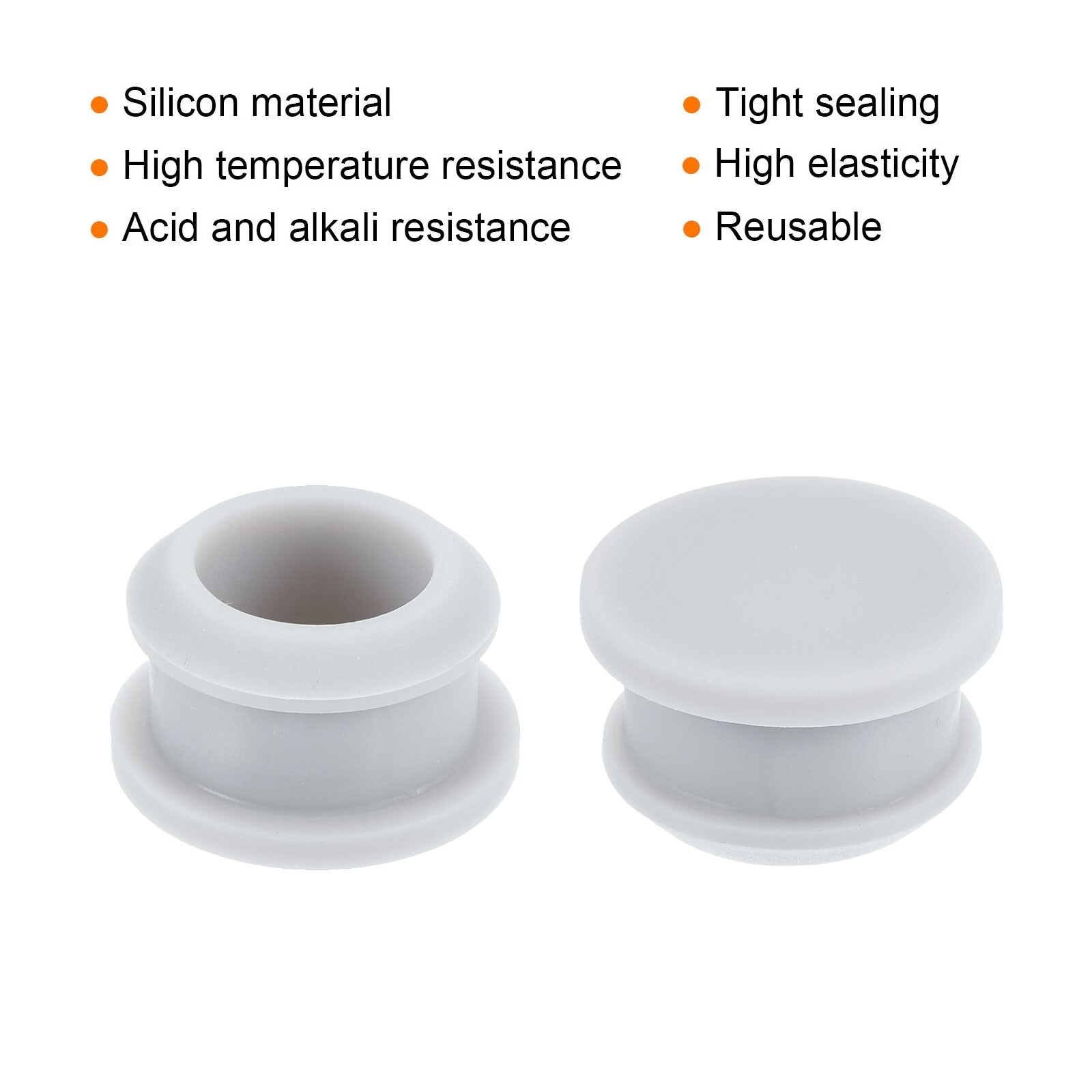 Silicone Hole Plugs Flush Type Panel Hole Plugs Diameter