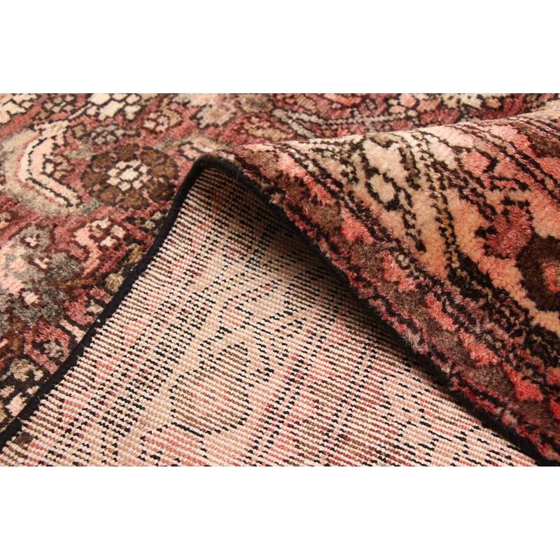 ECARPETGALLERY Hand-knotted Andelz Dark Red Wool Rug - 3'7 x 9'9