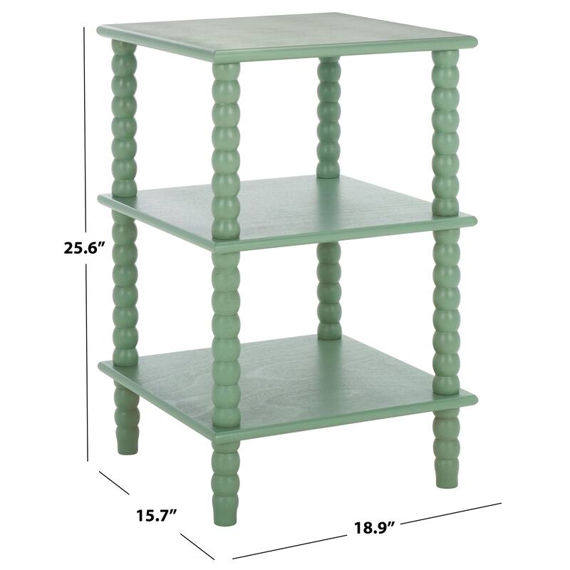 SAFAVIEH Dylin 3-Shelf Accent Table - 19"W x 16"D x 26"H