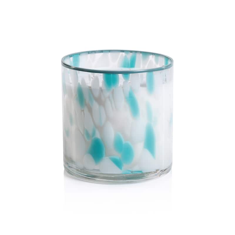 Sea Salt and Coastal Mist Blue Opal Scented Candle - 30 oz