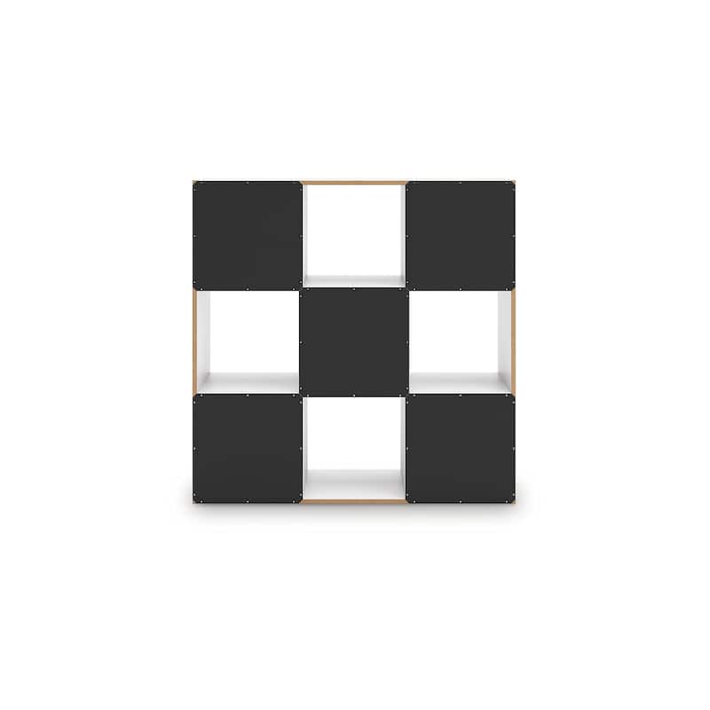 Signature Design by Ashley Onita White 9 Cube Organizer - 35" W x 12" D x 35" H