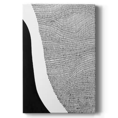 Black & White Abstract I Premium Gallery Wrapped Canvas - Ready to Hang