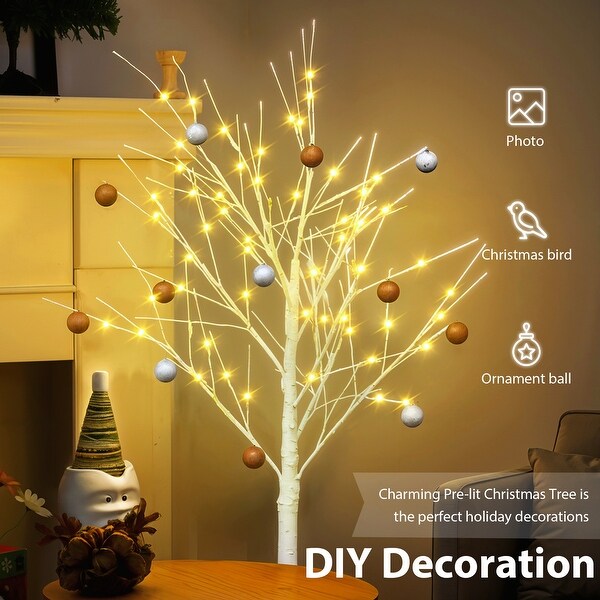 Led birch tree 7ft best sale