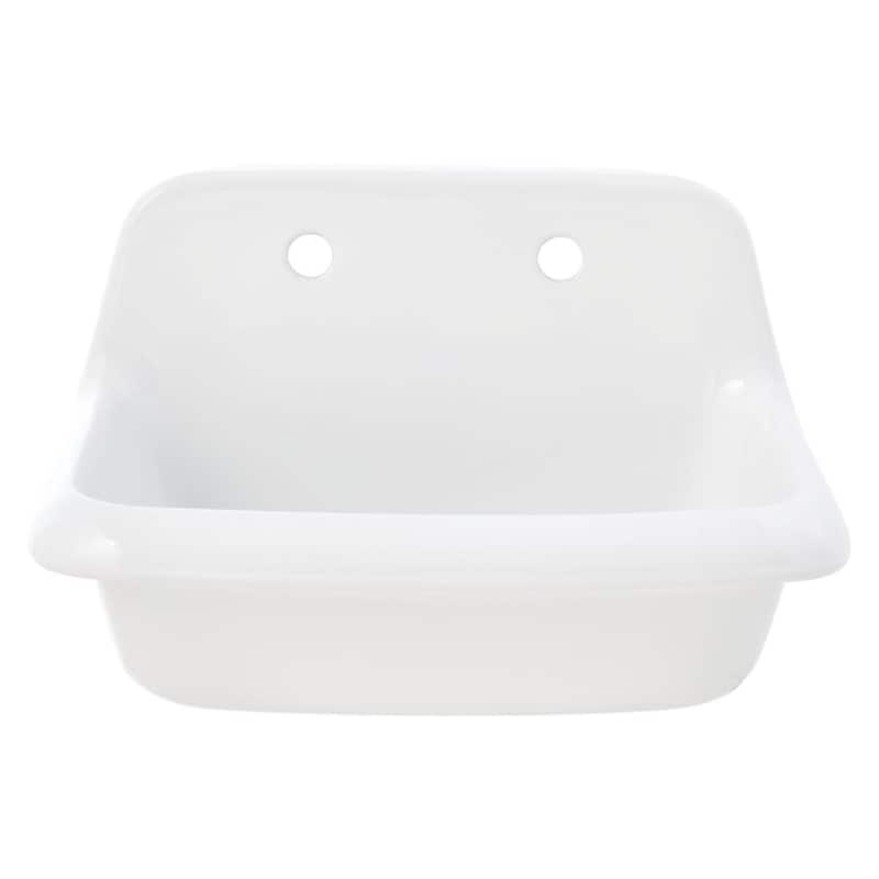 Kingston Brass GPLWS241715 Doriteal 23-3/4" Specialty Ceramic Wall - Glossy White