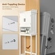 preview thumbnail 5 of 7, VEIKOUS Bathroom Over The Toilet Storage Cabinet Organizer With Doors and Shelves