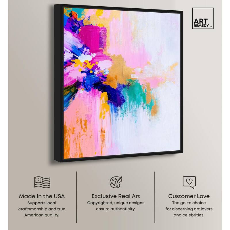 Contrast of Purity III Canvas by Art Remedy