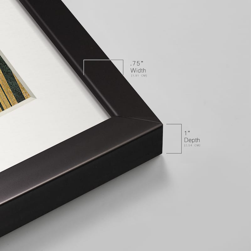 Golden Palm I-Premium Gallery Framed Print - Ready to Hang