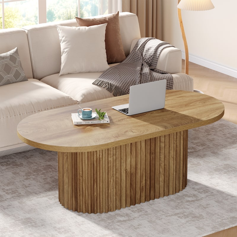 Farmhouse Oval Coffee Table