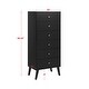 preview thumbnail 31 of 29, Prepac Milo Mid Century Modern Tall 6-Drawer Chest
