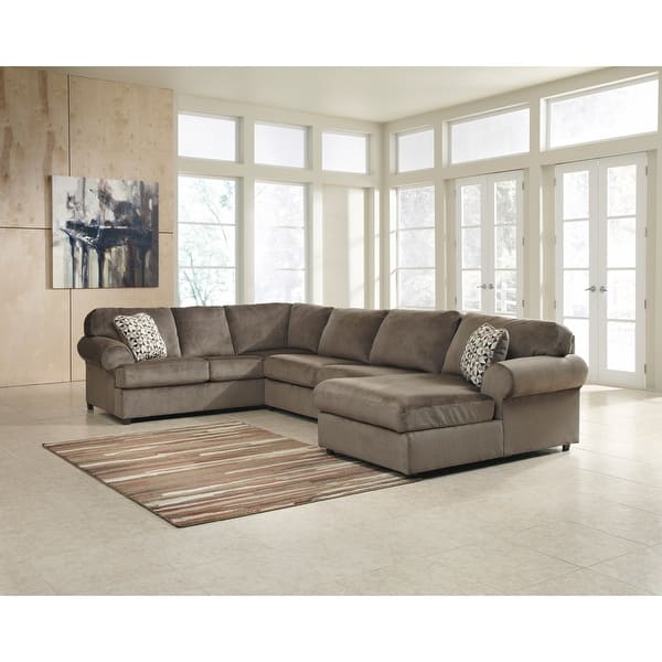 Signature Design By Ashley Jessa Place 3 Piece Left Side Facing Sofa Sectional Overstock 10356142