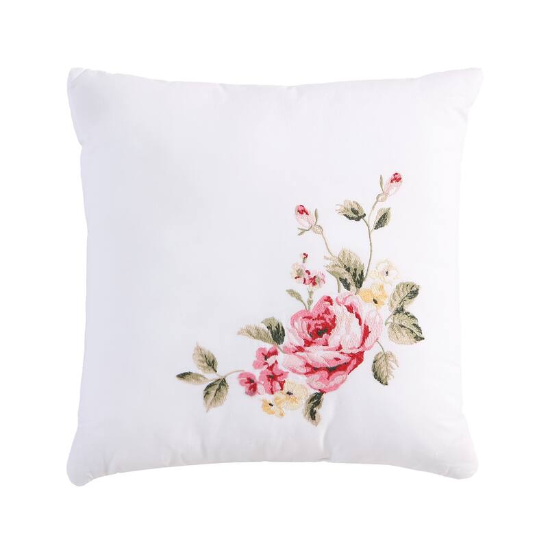 Laura Ashley Ailyn Cotton Pink Comforter Bonus Set