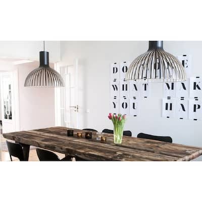 Wooden Ceiling Pendant Light 18.5" 1-light