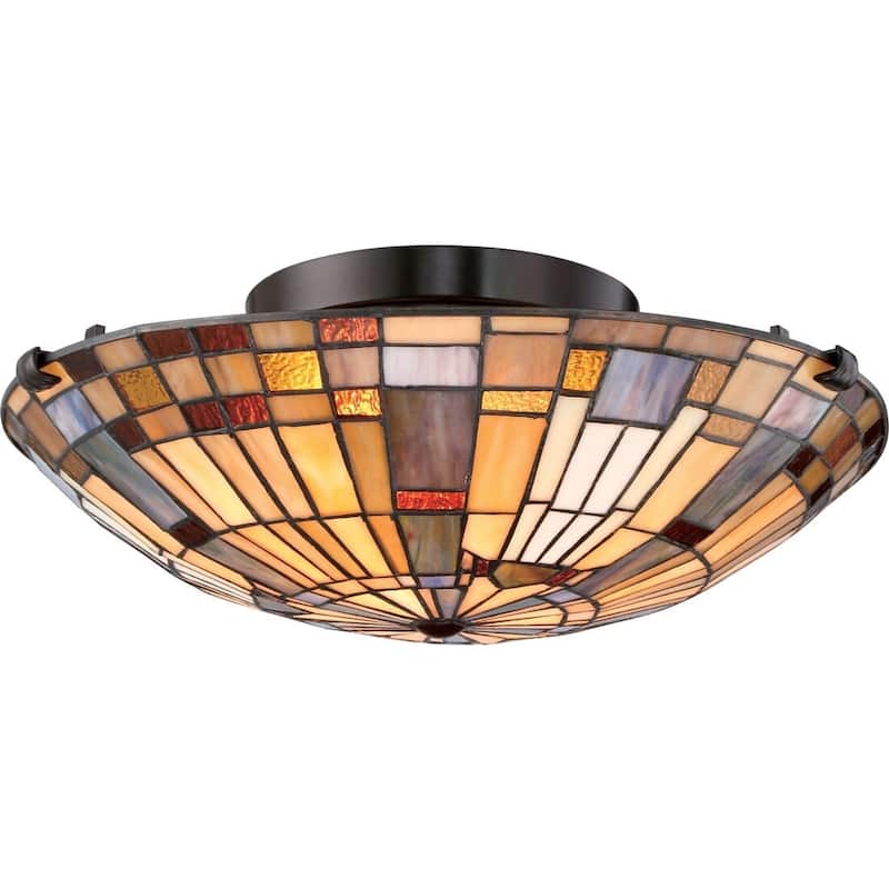 Inglenook 2-Light Flush Mount in Valiant Bronze - Valiant Bronze