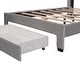 preview thumbnail 31 of 30, Full Size Storage Bed Velvet Upholstered Platform Bed with a Big Drawer