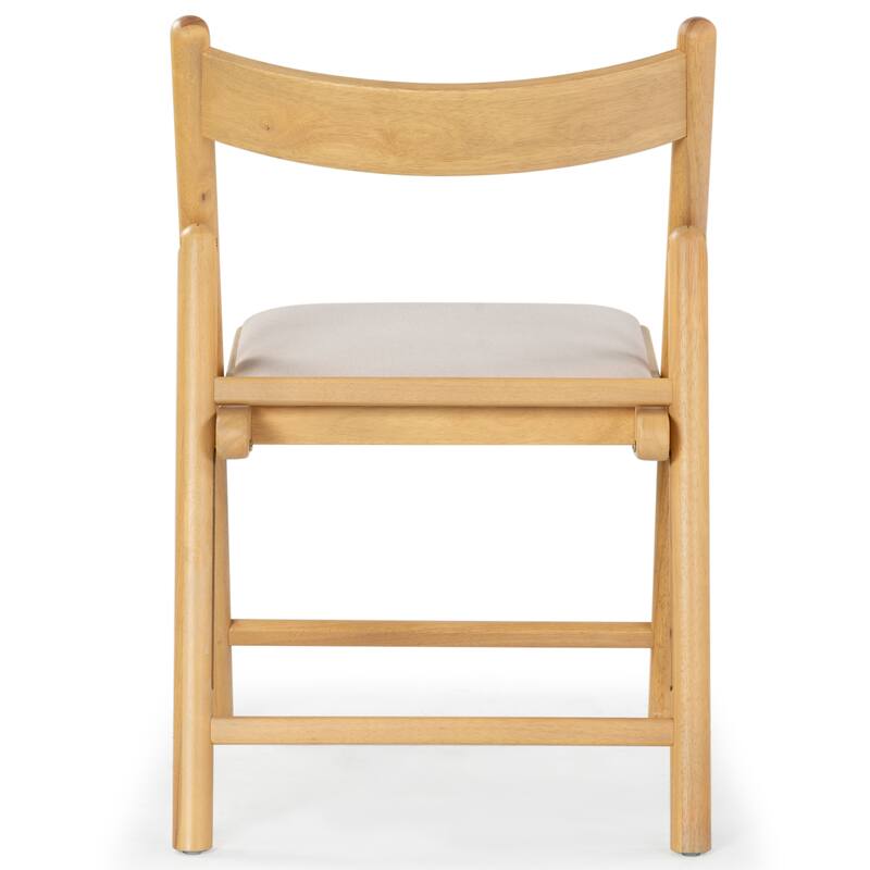 SAFAVIEH Couture Jacie Linen Seat 18-inch Folding Dining Chair [SET of 2] - 21Wx25Dx32H