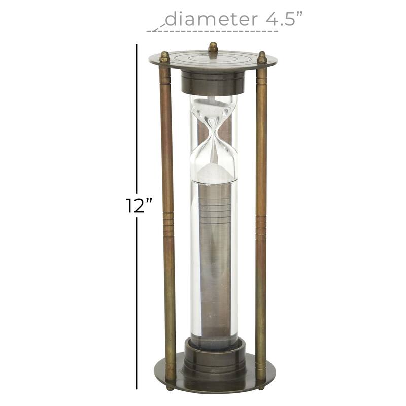 Aluminum Metal Timer - Brown - Roche River Decor