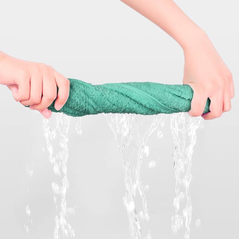Cotton Washcloths Set, Highly Absorbent and Comfort Washcloth, Essential Face Towel for Bathroom, Spa, Gym 13" x 13"