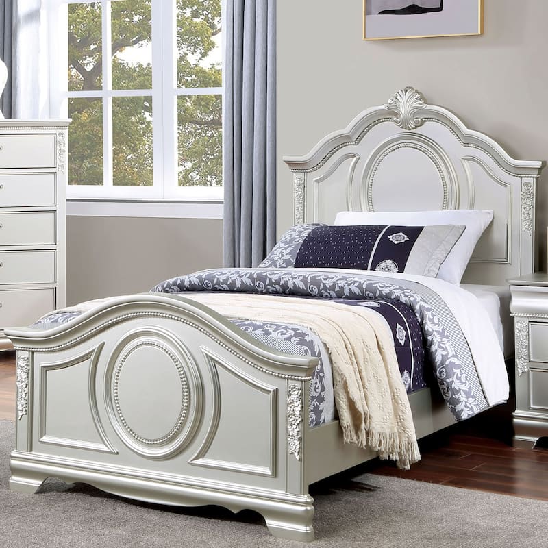 Furniture of America Pati Transitional Wood Kids Panel Bed
