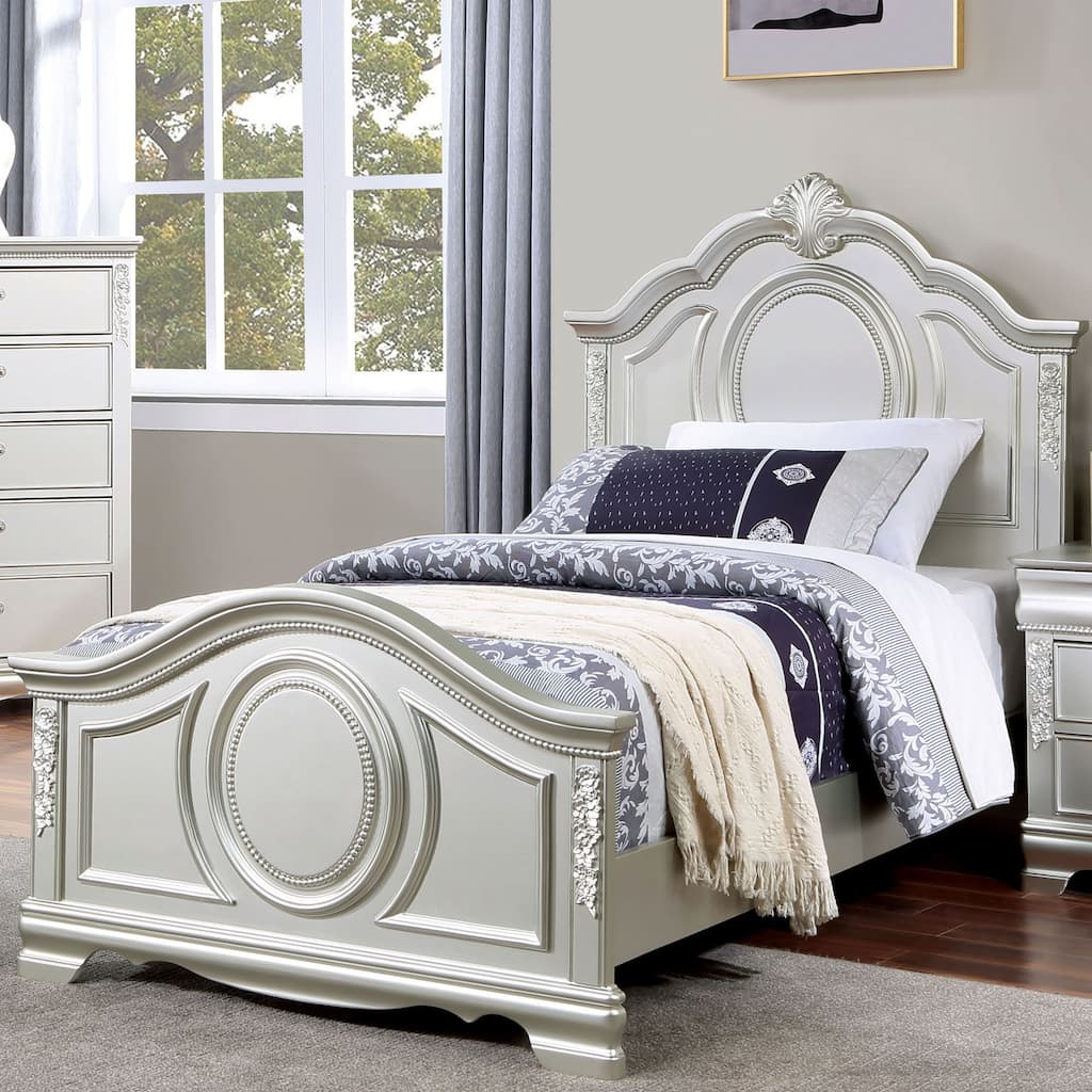 Furniture of America Pati Transitional Wood Kids Panel Bed