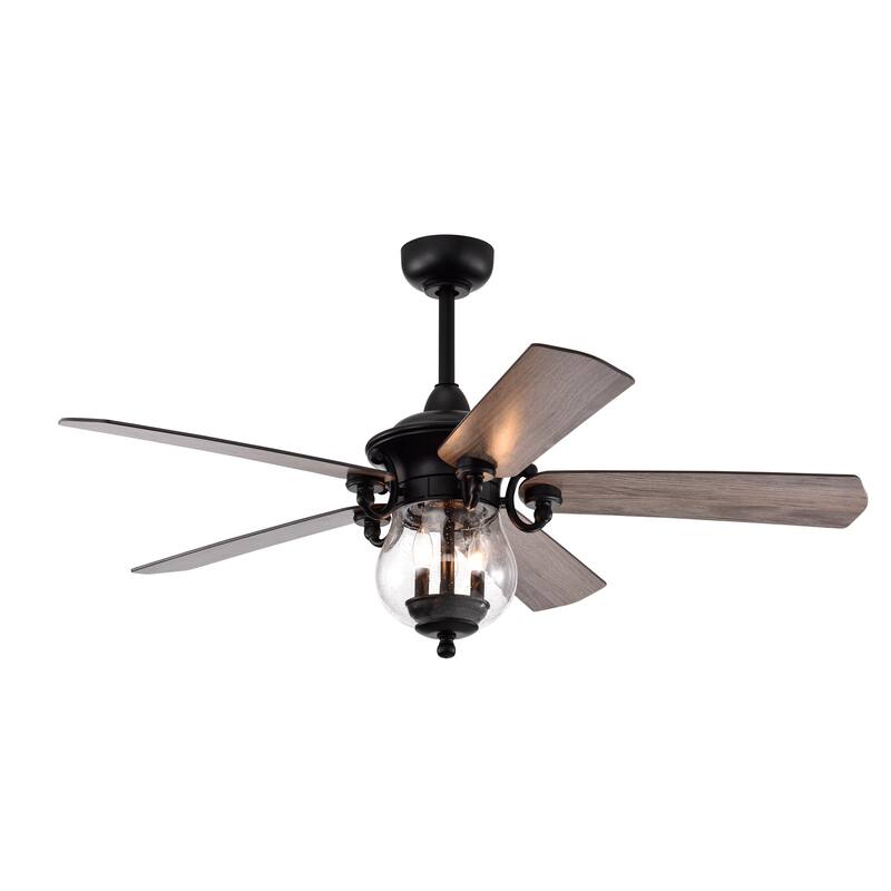 Anisma Anna 28 Inch Mid-Century Modern Style Lighted Ceiling Fan with Remote