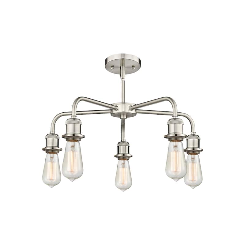 Innovations Lighting 516-5CR-14-25 Fenton Chandelier Fenton 5 Light