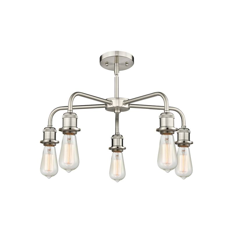 Innovations Lighting 516-5CR-16-24 Eaton Chandelier Eaton 5 Light 24"
